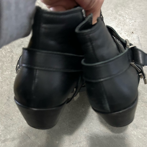 Anine Bing Bianca bootie boot black leather 9 authentic - Picture 6 of 10